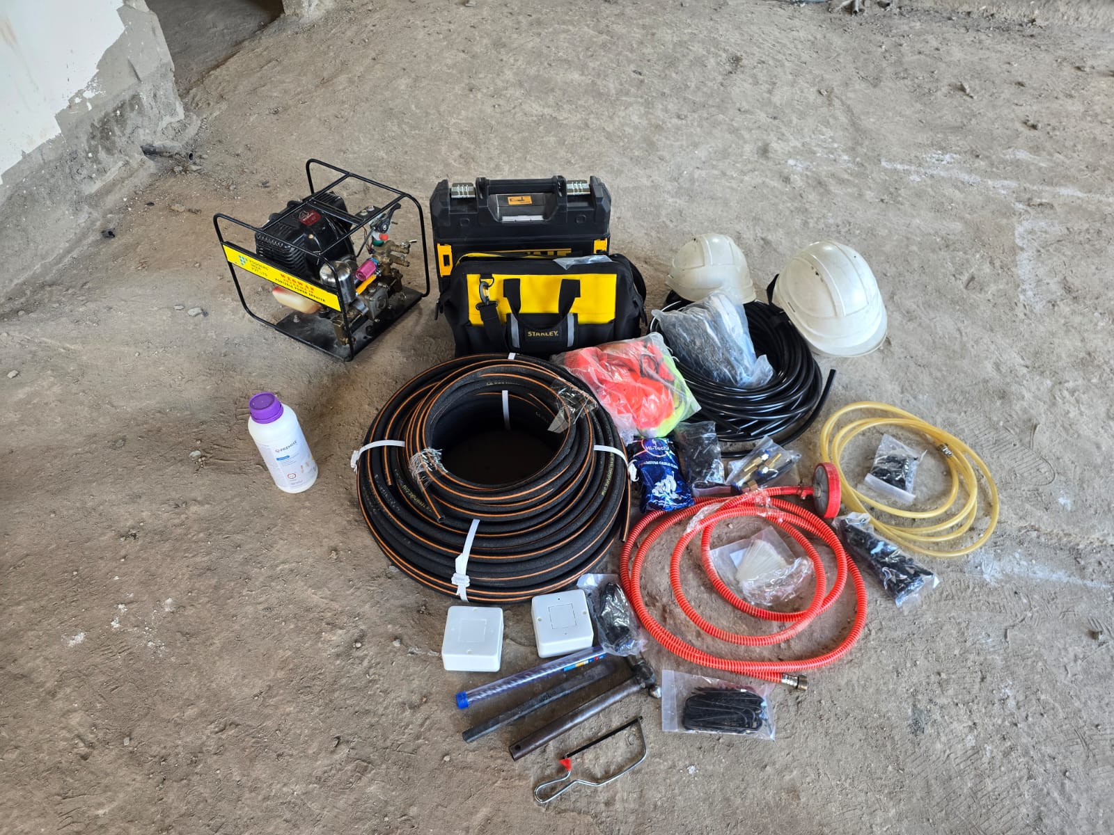 Anti Termite Porous Pipe Installation